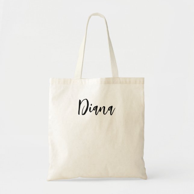 Custom Tote Bag, Canvas Tote Bag,Personalized Name (Front)
