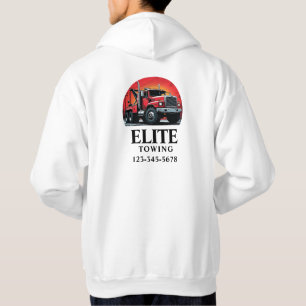 Custom Tow Truck Service Fleet Business Hoodie