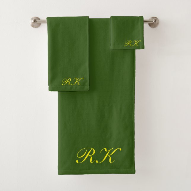 Custom Towels, Design Your Own Personalized Bath Towel Set (Insitu)