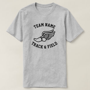 Custom Track & Field Team Name T-shirts