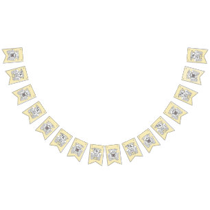 Custom Tractor Country Barn Rustic Wedding Bunting Flags