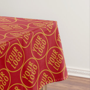 Custom Trade Show Tablecloth Company Logo Branded