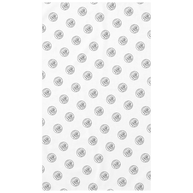Custom Trade Show Tablecloth With Business Logo (Front)