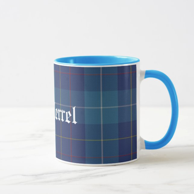 Custom Traditional MacKerrell Tartan Plaid Mug (Right)