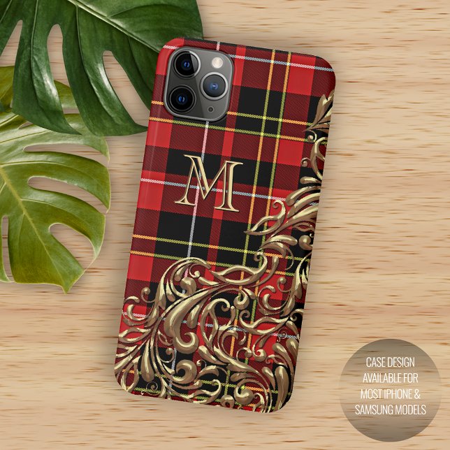 Custom Traditional Scottish Tartan Checks Pattern Case-Mate iPhone Case (Creator Uploaded)
