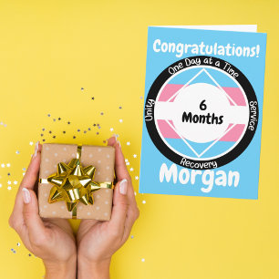 Custom Trans Clean Anniversary Card