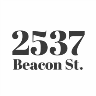 Custom trash garbage recycling bin Address number