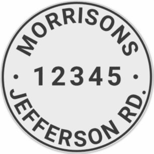 Custom trash garbage recycling bin Address number