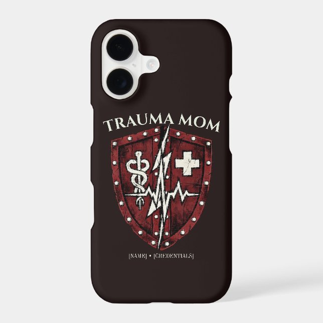 Custom Trauma Nurse Mom Tactical (Back)