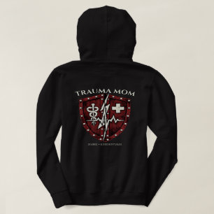 Custom Trauma Nurse Mom Tactical Hoodie
