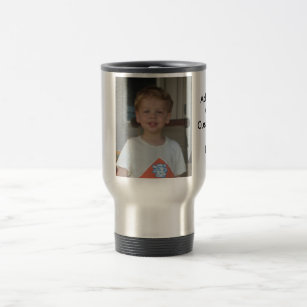 Custom Travel Mug With Picture and Text