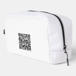 Custom Travel Toiletry Bag with QR Code