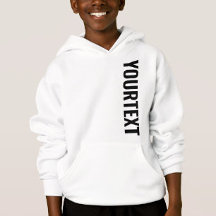 Custom Trendy Big Font Text Template Kids Boys