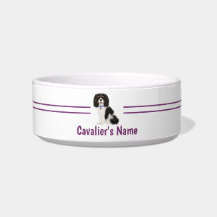 Custom Tri Colour Cavalier King Charles Spaniel  Bowl