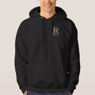Custom Tri-Colour Monogram Name Hoodie