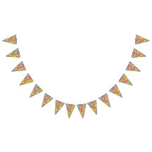 Custom Triangle Party Bunting Banner "Happy"