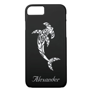 Custom Tribal Hammerhead Shark Illustration Case-Mate iPhone Case