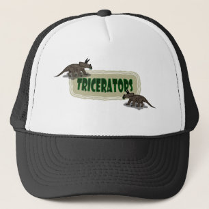 Custom Triceratops dinosaur Trucker Hat