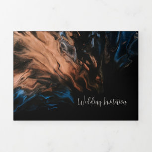 Custom Trifold Wedding Invitation