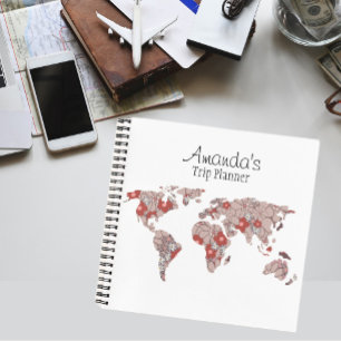 Custom Trip Planner Travel Notebook