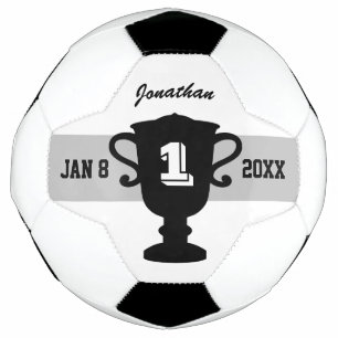Custom trophy cup soccer ball gift for kids