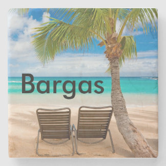 Custom Tropical Beach Coaster Customized