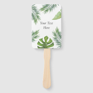 Custom Tropical Fan Party Supply