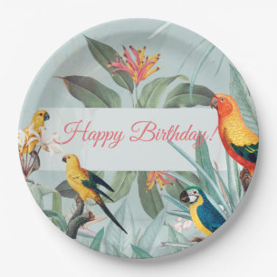 Custom Tropical Paper Plate