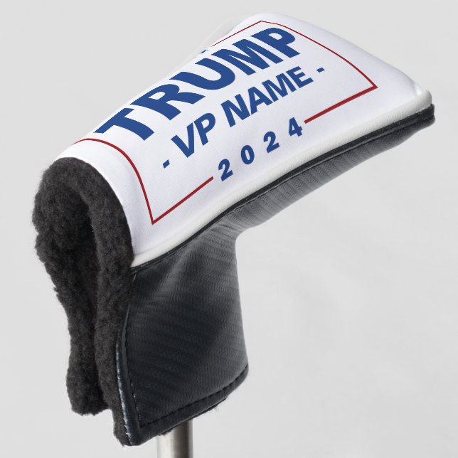 Custom Trump Vice President 2024 Golf Head Cover (3/4 Front)