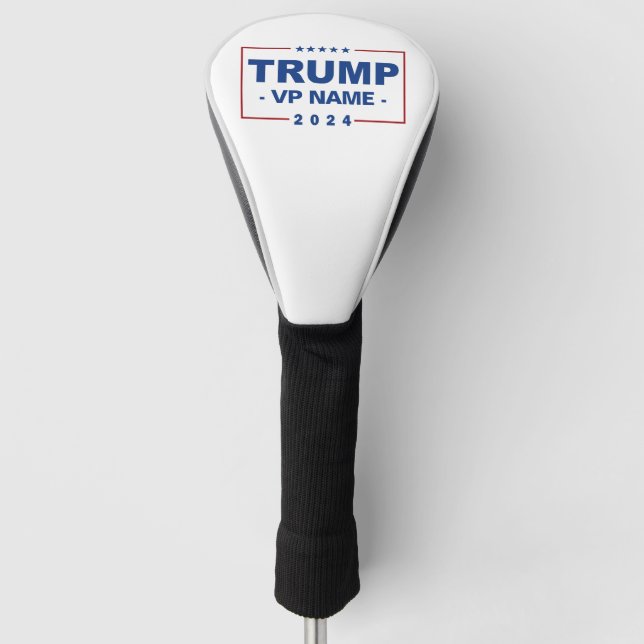 Custom Trump Vice President 2024 Golf Head Cover (Front)