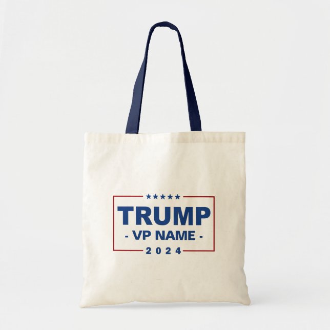 Custom Trump Vice President 2024 Tote Bag (Front)