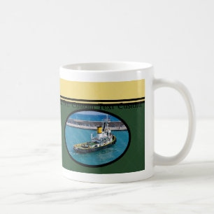 Custom Tug Boat Captain Mug