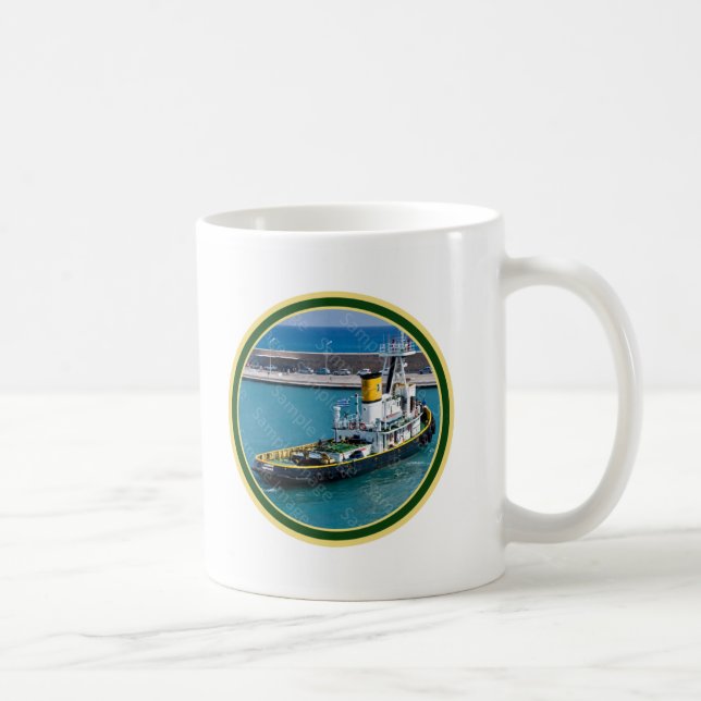 Custom Tug Boat Mug (Right)