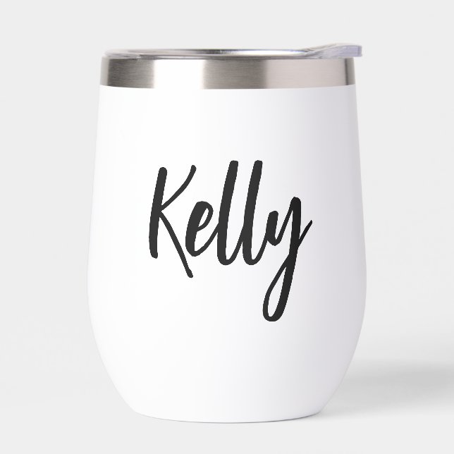 Custom Tumbler, custom name Cup with, Personalis (Left)