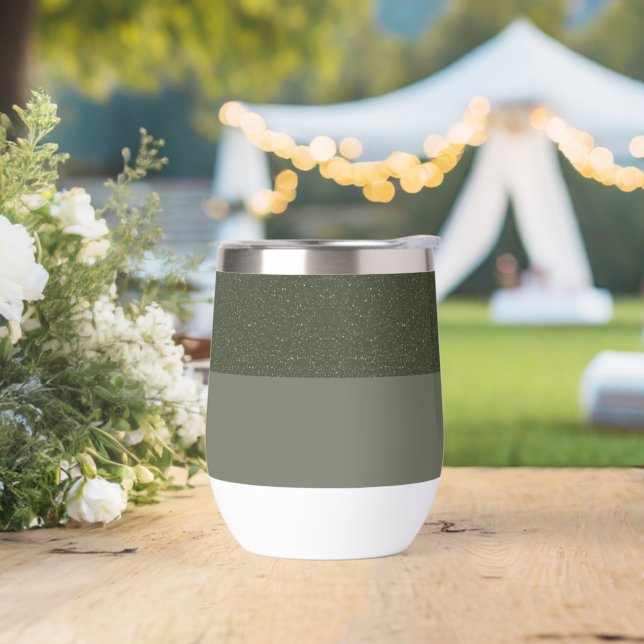 Custom Tumbler with Textured Top (Wedding)