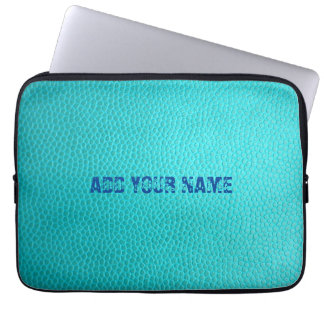 Custom Turquoise Neoprene Laptop Sleeve 13 inch
