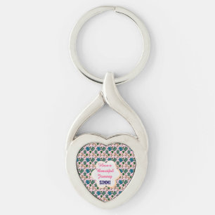 Custom turtle pattern keychain