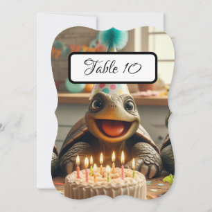 Custom Turtle Table Place Cards, 