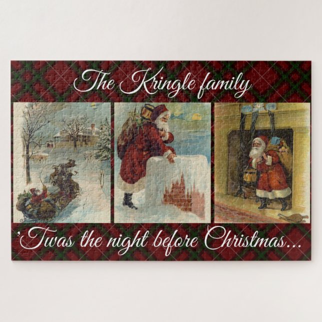 Custom - 'Twas the Night Before Christmas Jigsaw Puzzle (Horizontal)