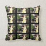 Custom Twelve Photo Collage Family Throw Pillow<br><div class="desc">Custom twelve photo family pillow,  editable so you can add your own four images,  available in other colours.</div>