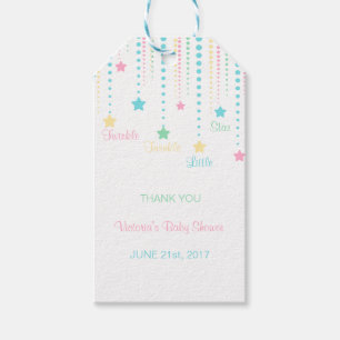 Custom Twinkle Twinkle Little Star Favour Tags