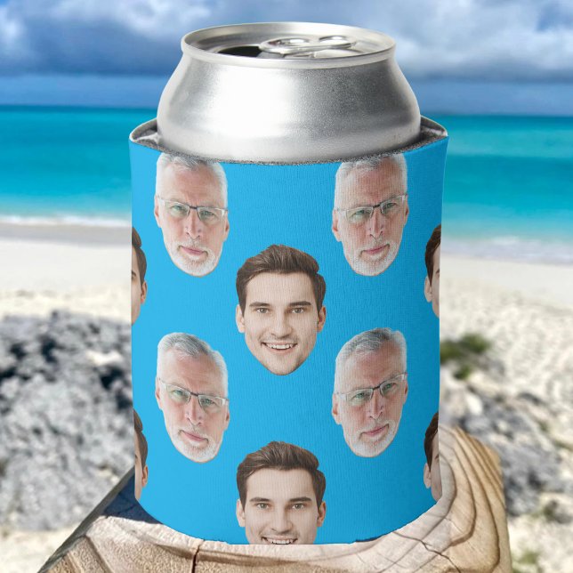 Custom Two Face 20th 30th 40th 50th Birthday Party Can Cooler (Creator Uploaded)