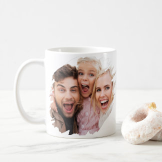 Custom Two Photo Coffee Mug