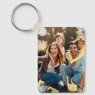 Custom Two Photo Double Sided Aluminum Keychain