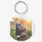 Custom Two Photo Double Sided Aluminum Keychain