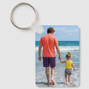 Custom Two Photo Double Sided Keychain