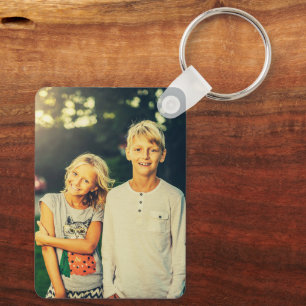 Custom Two Photo Keychain