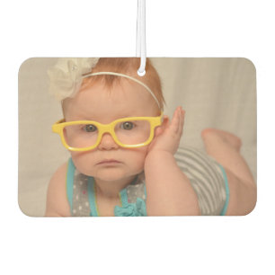 Custom Two-sided Baby Photo Personalized Car Air F Freshener