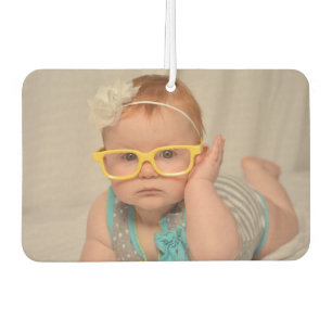 Custom Two-sided Baby Photo Personalized Car Air Freshener