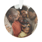 Custom Two Sided Photo Christmas Acrylic Ornament